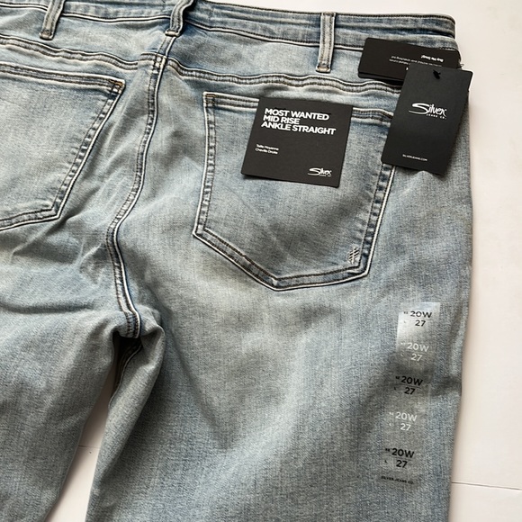 MOST WANTED ANKLE STRAIGHT. 20W/27 INDIGO. POWER STRETCH - Picture 4 of 5